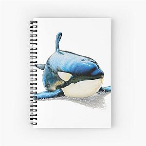 Keijo the Killer Whale "ORCAS"  Spiral Notebook