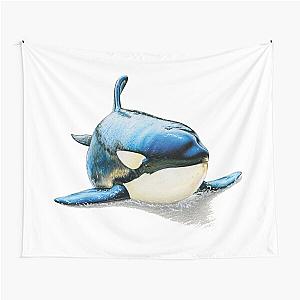 Keijo the Killer Whale "ORCAS"  Tapestry