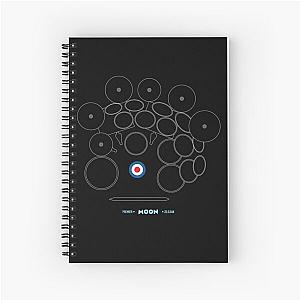 Legendary Drummers - Keith Moon Spiral Notebook