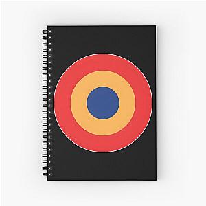 Keith Moon target  Long 		 Spiral Notebook