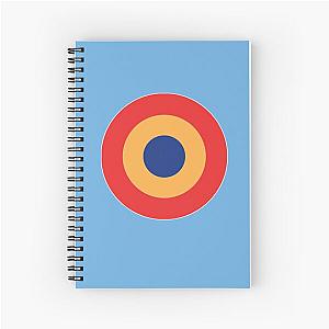 Keith Moon target  Spiral Notebook