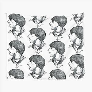 Keith Moon Profile - Graphic Portrait Tapestry