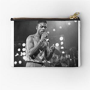 Keith Sweat - BW Photograph Zipper Pouch