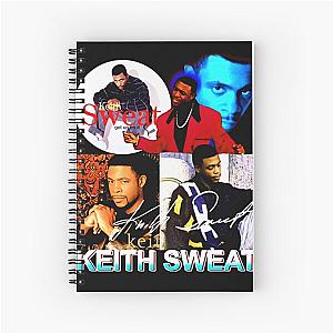 Keith Sweat Vintage chuan Spiral Notebook