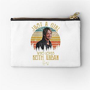 Just A Girl Who Loves Keith Urban Zipper Pouch