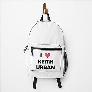 I Love Keith Urban Fitted V-Neck  Backpack