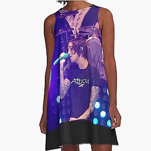 Kellin Quinn (Sleeping With Sirens) Bands Chiffon Top A Line Dress