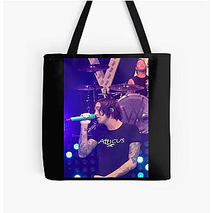 Kellin Quinn Sleeping with Sirens Bands Over Print Tote Bag