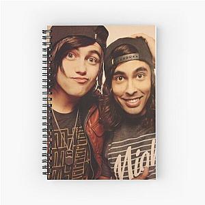 Kellin Quinn and Vic Fuentes Notebook