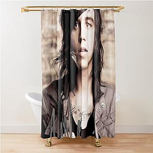 03062013-15-Sleeping With Sirens Kellin Quinn Shower Curtain