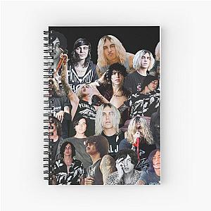 kellin quinn photo collage Spiral Notebook