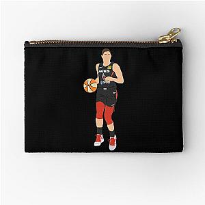 WNBA Kelsey Plum Las Vegas Aces Zipper Pouch