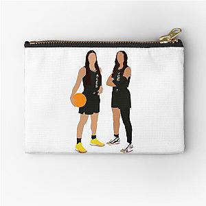 WNBA Las Vegas Aces Kelsey Plum A'ja Wilson Zipper Pouch