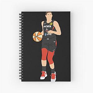 WNBA Kelsey Plum Las Vegas Aces Classic T-Shirt Spiral Notebook