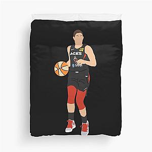 WNBA Kelsey Plum Las Vegas Aces Classic T-Shirt Duvet Cover