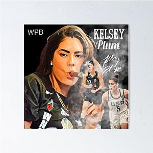 Smoking Kelsey Plum Poster