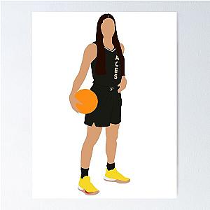 WNBA Kelsey Plum Las Vegas Aces Poster
