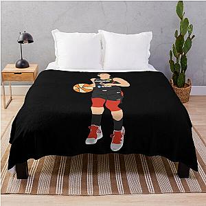 WNBA Kelsey Plum Las Vegas Aces Throw Blanket