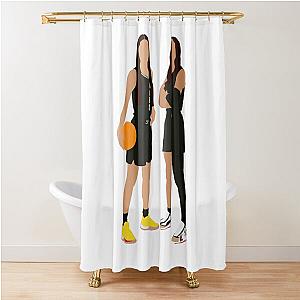 Kelsey Plum and  Wilson Shower Curtain