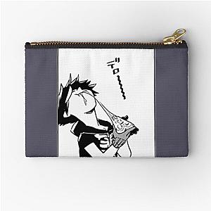 Kabane Kusaka eat pizza - Kemono Jihen  Zipper Pouch