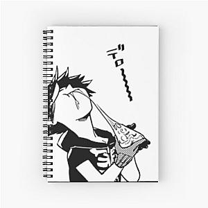 Kabane Kusaka eat pizza - Kemono Jihen  Spiral Notebook