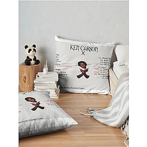 Ken Tracklist Throw Pillow Premium Merch Store