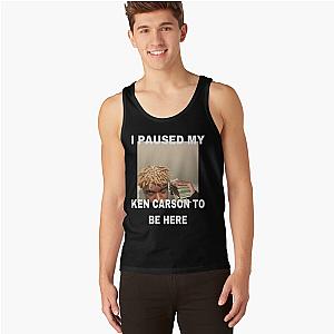 I Paused My Ken Carson To Be Here Tank Tops Premium Merch Store