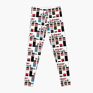 Kendrick Lamar 8 bit characters Leggings