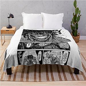Kengan Ashura Page Throw Blanket