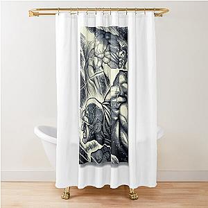 Kengan Ashura Design Shower Curtain