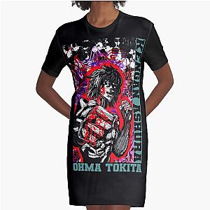 Ohma Tokita - Kengan Ashura Graphic T-Shirt Dress