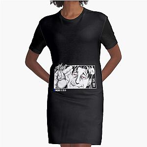 Sen Hatsumi YO Kengan Ashura  Graphic T-Shirt Dress