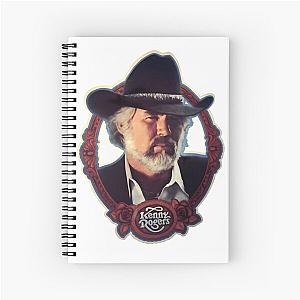 Kenny Rogers Country Music Singer Kenny Rogers Spiral Notebook