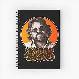 Kenny Rogers T-ShirtRetro Kenny Rogers Tribute Spiral Notebook