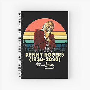 Vintage Memories Kenny Rogers Musician Limited Edition Spiral Notebook