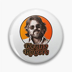 Kenny Rogers T-ShirtRetro Kenny Rogers Tribute Pin