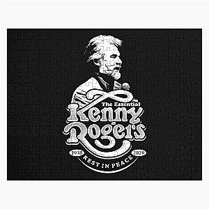 Vintage Retro Kenny Rogers American Singer Jigsaw Puzzle