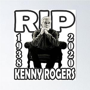 RIP Kenny Roger T Shirt Kenny Rogers Rip Kenny Rogers 1938 to 2020 Poster