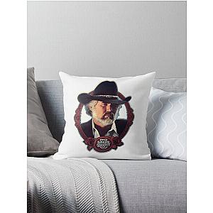Kenny Rogers Country Music Singer Kenny Rogers Throw Pillow