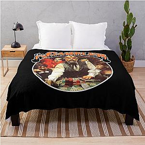 American Singer Kenny Rogers Vintage The Gambler Throw Blanket