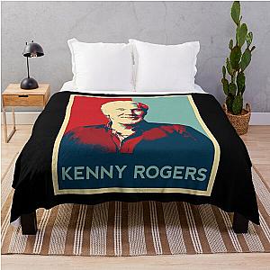 Retro Hope Style Kenny Rogers Fans Best Men Throw Blanket