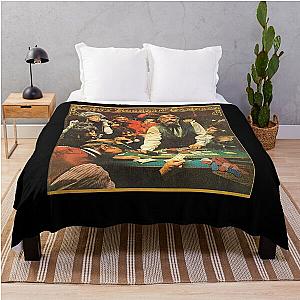 Vintage Kenny Rogers Legend American Singer Throw Blanket