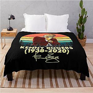 Vintage Memories Kenny Rogers Musician Limited Edition Throw Blanket