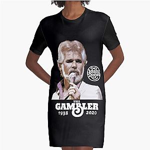 Kenny Rogers Tribute  Graphic T-Shirt Dress