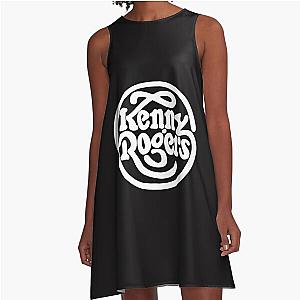Kenny Rogers - Country music singer Kenny Rogers A-Line Dress