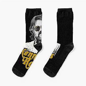 American Singer Kenny Rogers Legend The Golden Gambler Socks