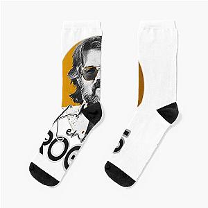 Retro Kenny Rogers Country Gold Musician Socks