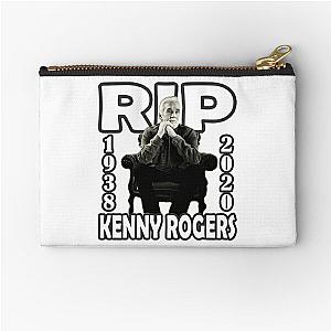 RIP Kenny Roger T Shirt Kenny Rogers Rip Kenny Rogers 1938 to 2020 Zipper Pouch