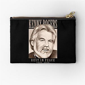 Musician Kenny Rogers Legend American Singer Zipper Pouch