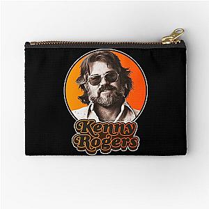 Retro Kenny Rogers Country American Singer Zipper Pouch